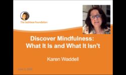 Karen Waddell Discover Mindfulness - What It Is and What It Isn't Karen Waddell Discover Mindfulness - What It Is and What It Isn't